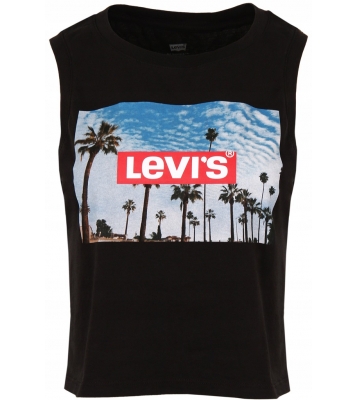 Levi's  Tshirt Croc top noir imprimée