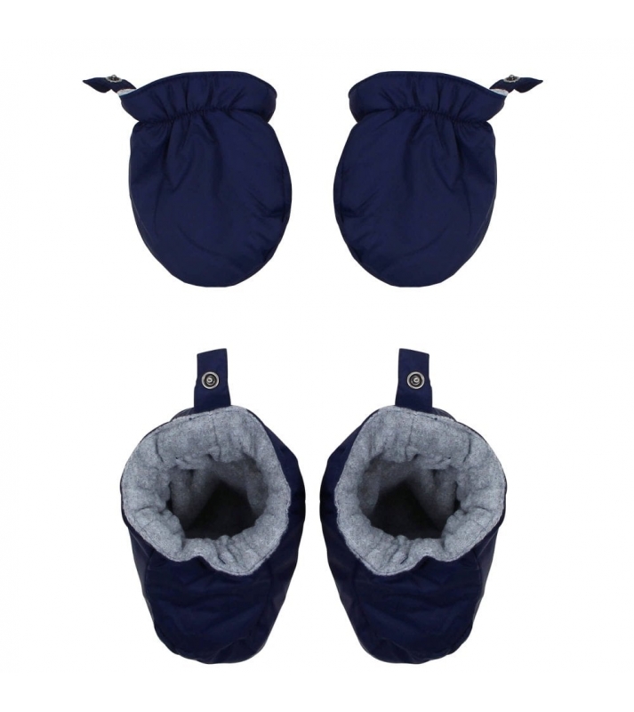 Timberland  Combinaison avec gant et chaussons bleu fourré