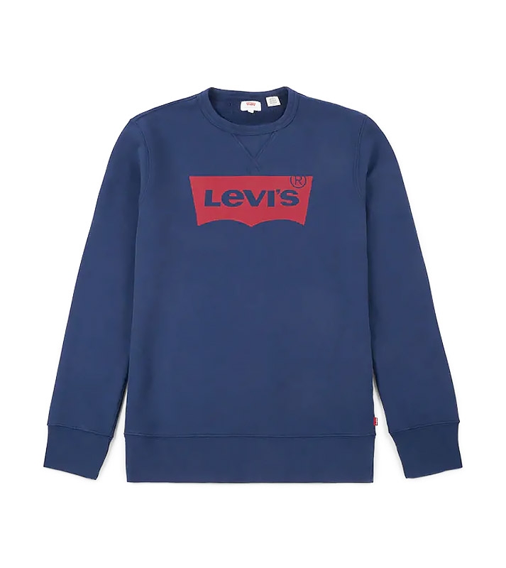 Levi's  Pull Graphic Crew Fleece Dress Blue