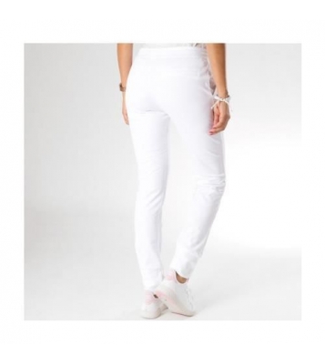 Ellesse  Pantalon de jogging blanc logo noir