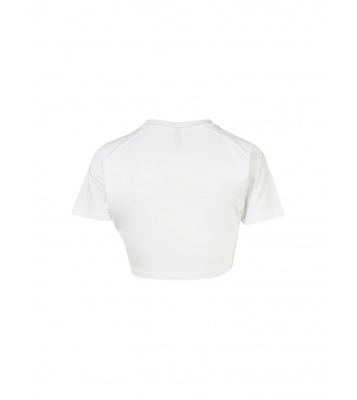 Ellesse  Tshirt Croc top Topolino blanc logo rose