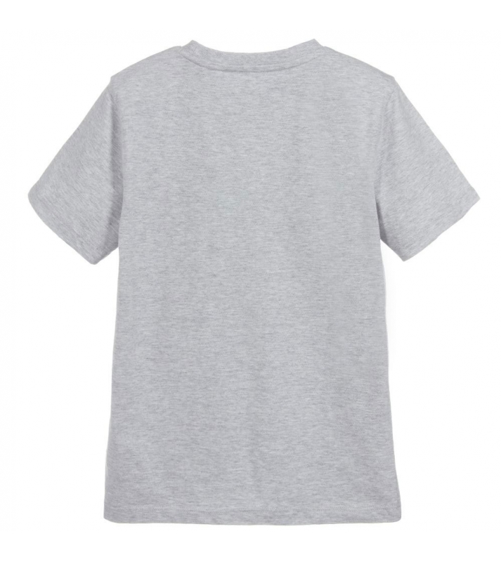 Timberland  Tshirt gris chiné logo blanc