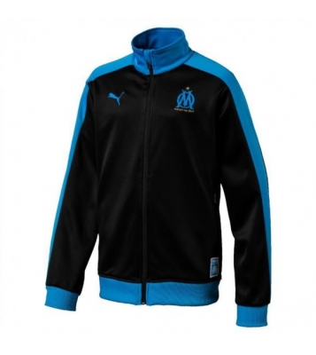 Puma  Veste de jogging noir et bleu Olympique de Marseille