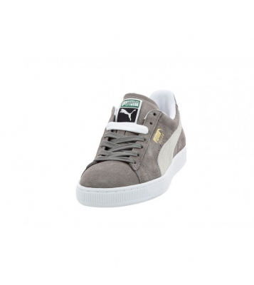 Puma  Basket Suede classic grise et blanche