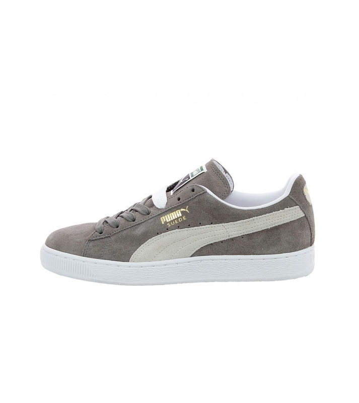 Puma  Basket Suede classic grise et blanche