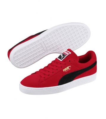 Puma  Basket Suede classic rouge et noir