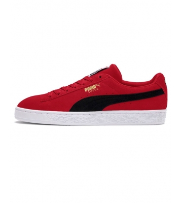 Puma  Basket Suede classic rouge et noir