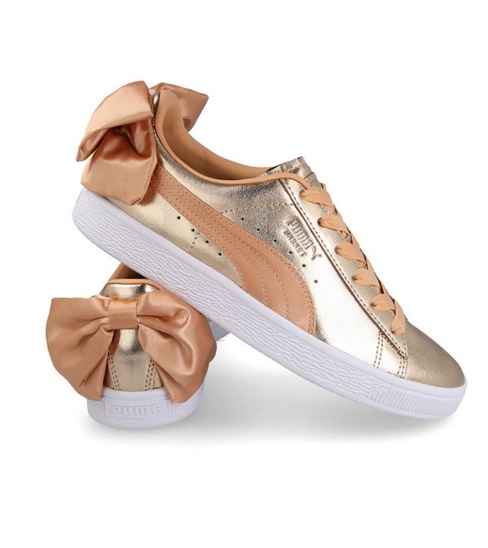Puma  Basket Bow luxe corail