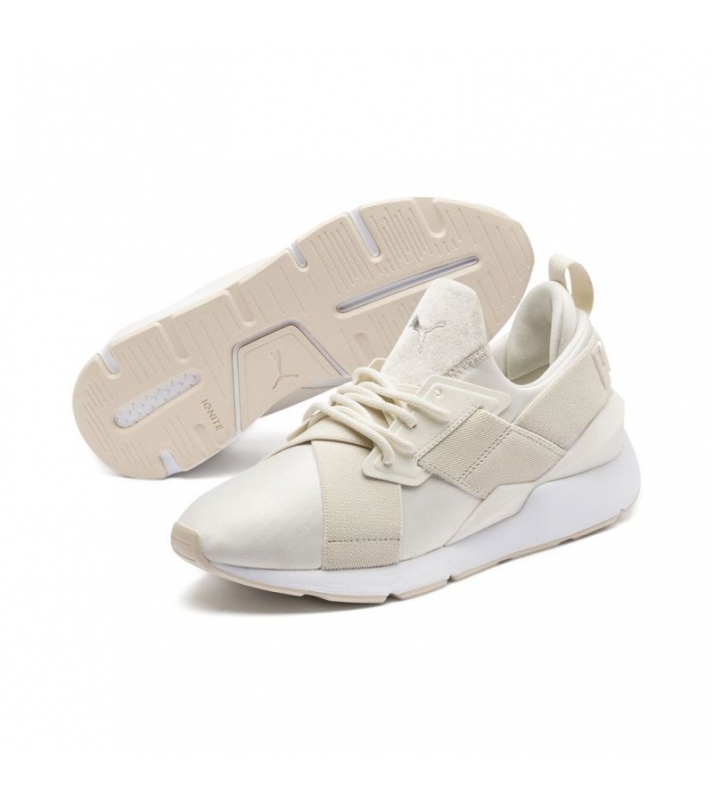 Puma  Basket Muse Satin beige