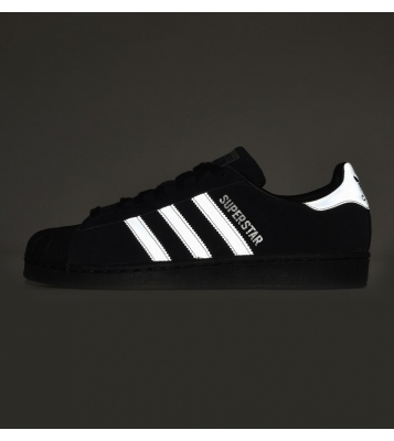 Adidas  Basket Superstar noir et grise