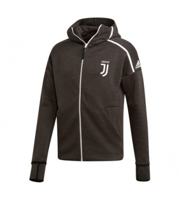 Adidas  veste à capuche Juventus noir logo blanc