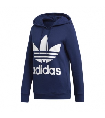 Adidas  Sweat à capuche bleu gros logo