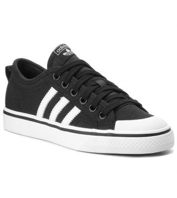 Adidas  Basket Nizza noir et blanche