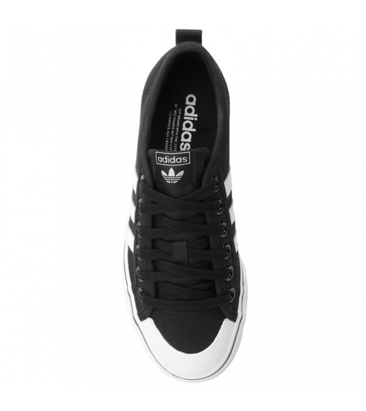 Adidas  Basket Nizza noir et blanche