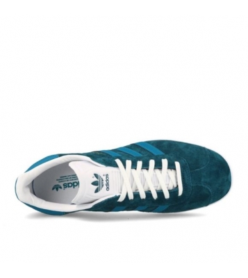 Adidas  Basket Gazelle bleu canard