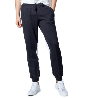 Adidas  Pantalon de jogging Bg Trefoil noir big logo arrière blanc