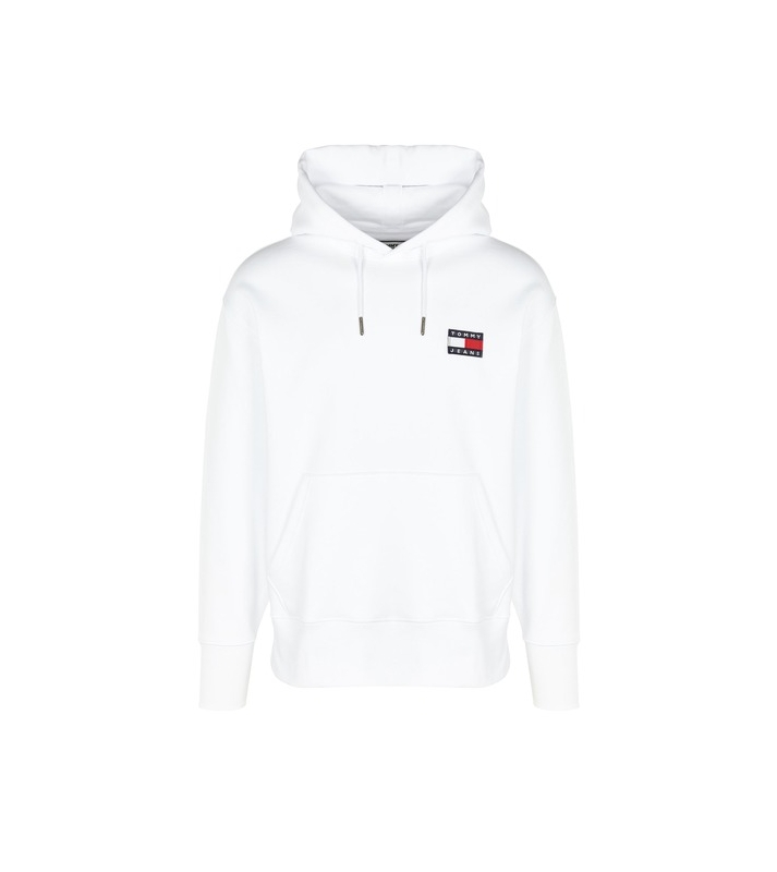 Tommy Hilfiger  Sweat à capuche TJM Badge blanc