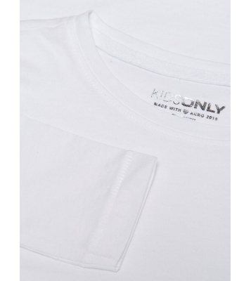 Only  Tshirt basique blanc manches longues
