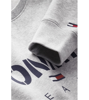 Tommy Hilfiger  Pull TJM Novel gris logo poitrine