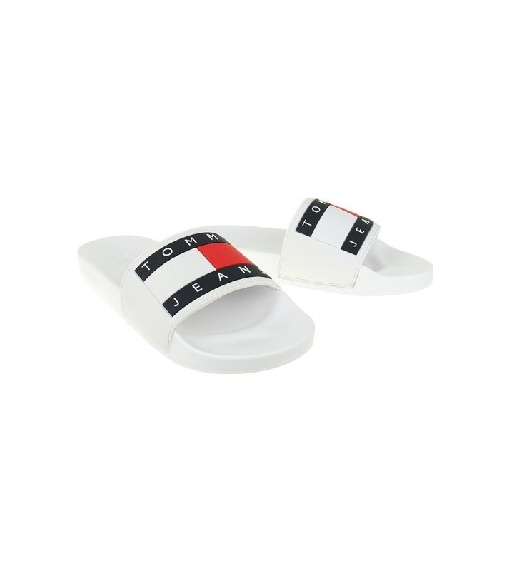 Tommy Hilfiger  Claquette Flag Pool blanche