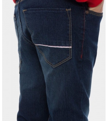 Tiffosi  Jeans bleu foncé skinny fit détails poche arrière
