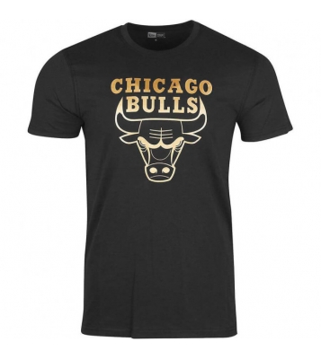 New era  Tshirt Chicago Bull noir logo or
