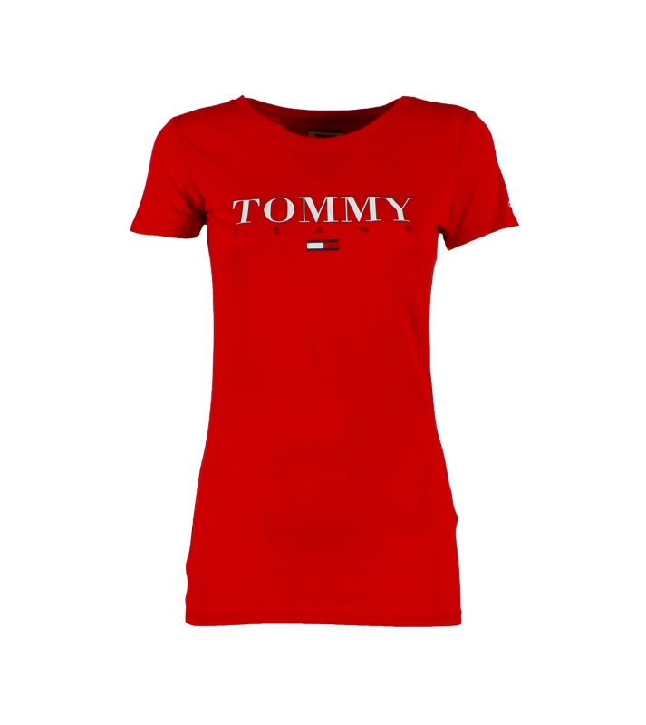 Tommy Hilfiger  Tshirt TJW Essential rouge logo blanc