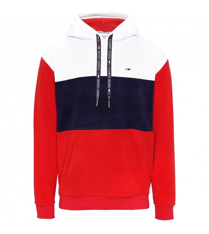 Tommy Hilfiger  Sweat à capuche TJM Bold Stripe tricolore