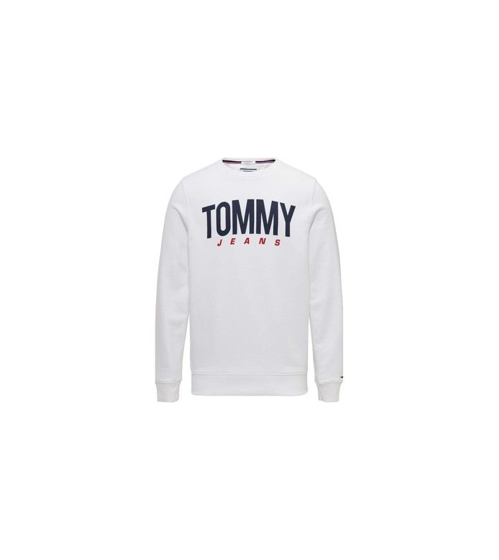 Tommy Hilfiger  Pull TJM Essential Logo poitrine blanc