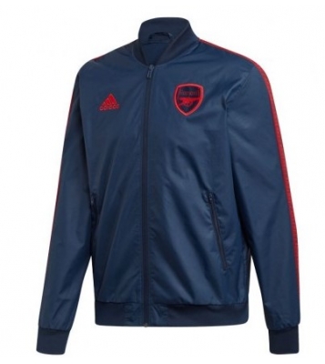 Adidas  Veste training Arsenal Anthem bleu logo rouge