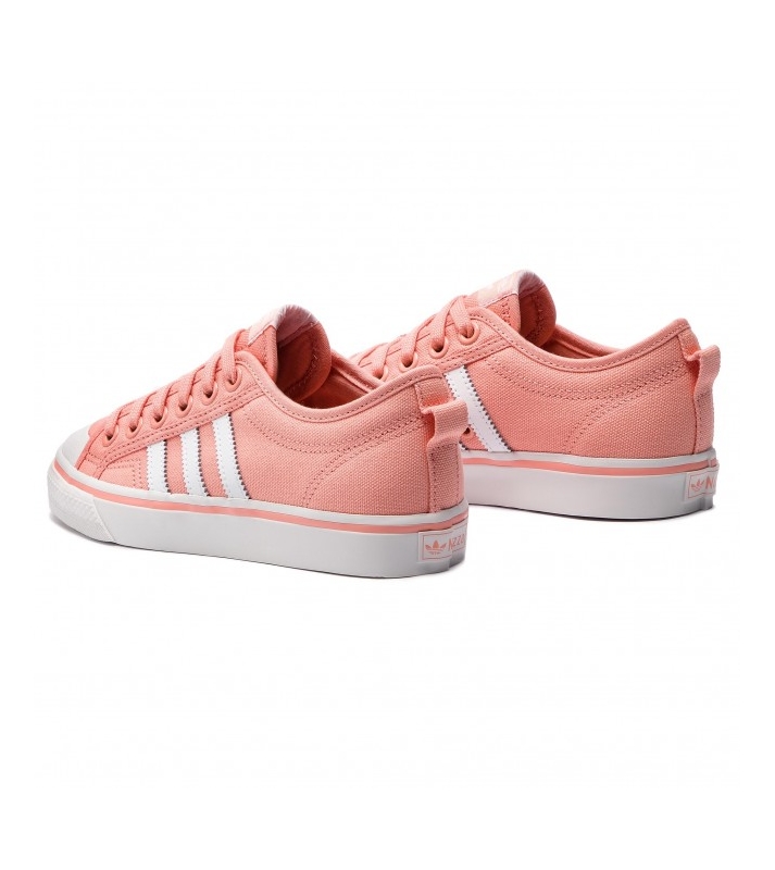 Adidas  Basket Nizza rose et blanche