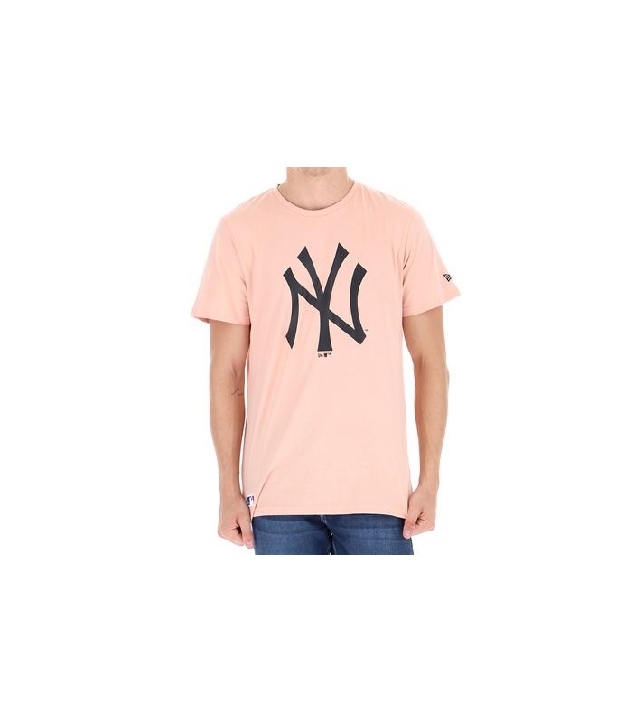 New era  Tshirt New-York Yankees rose pale logo noir