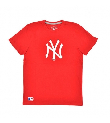 New era  Tshirt New-York Yankees rouge logo blanc