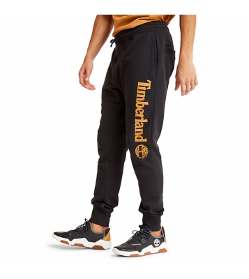 Timberland  Pantalon de jogging noir logo jaune