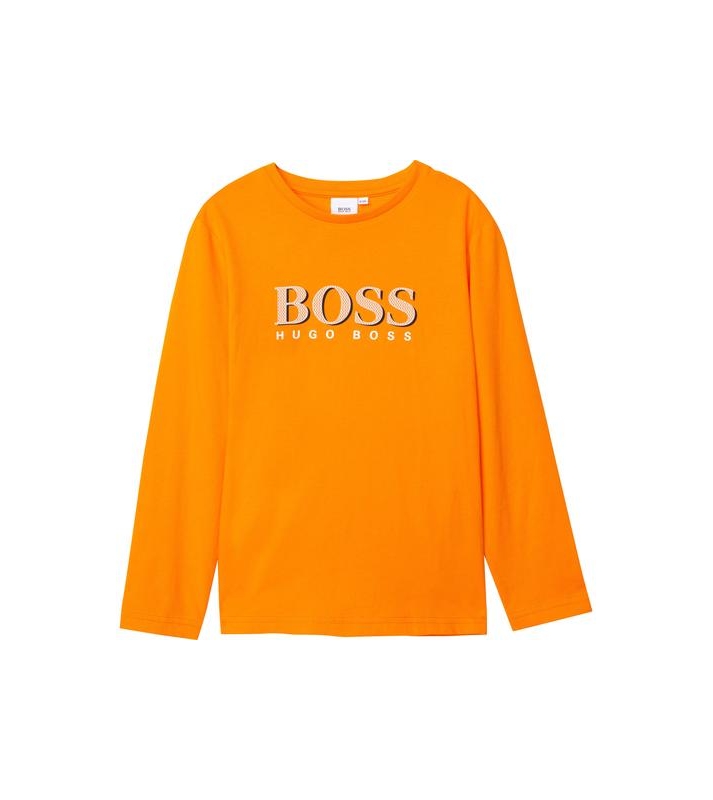 BOSS  T-Shirt manches longues Orange