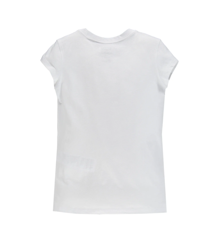 Levi's  Tshirt blanc logo rouge basique filles