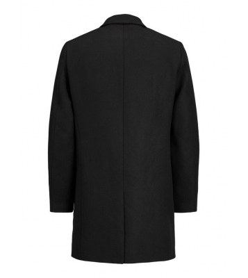 Jack & Jones  Manteau 3/4 ajusté en laine recyclée mélangée noir