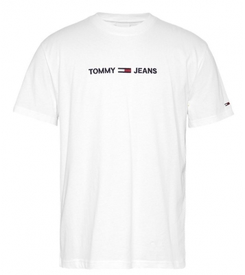 Tommy Hilfiger  Tshirt blanc à logo en coton bio