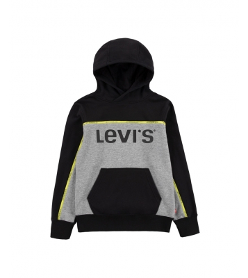 Levi's  Sweat à capuche noir/gris/vert