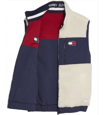 Tommy Hilfiger  Veste sans manches réversible en sherpa