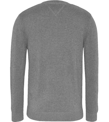 Tommy Hilfiger  Pull en coton gris