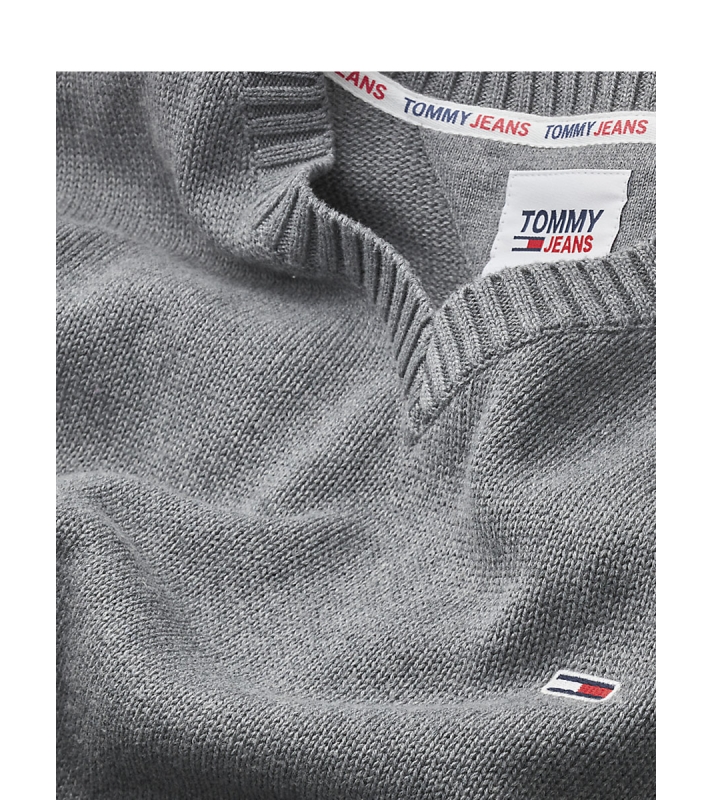 Tommy Hilfiger  Pull en coton gris