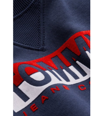 Tommy Hilfiger  Pull à gros logo marine