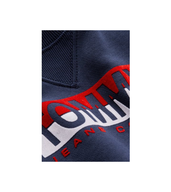 Tommy Hilfiger  Pull à gros logo marine