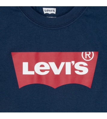 Levi's  Tshirt manches courte marine logo rouge