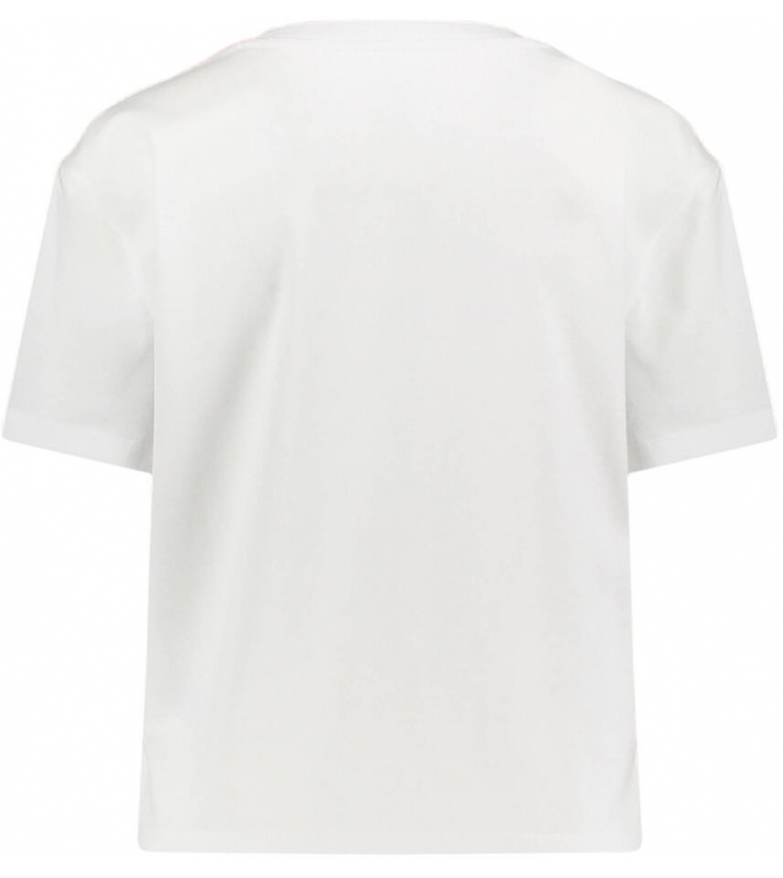 Tommy Hilfiger  Tshirt Badge Cropped blanc