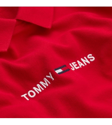 Tommy Hilfiger  Robe polo essential à logo rouge