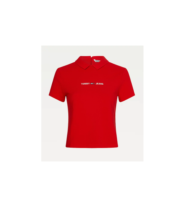 Tommy Hilfiger  Polo Regular Linear à logo rouge