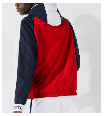 Lacoste  Coupe-vent léger color-block marine