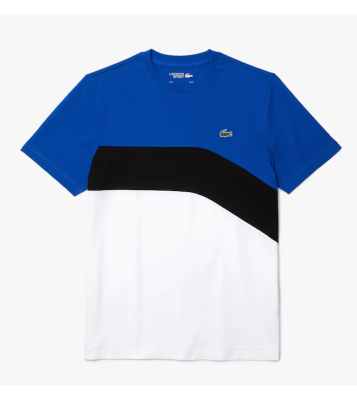 Lacoste  T-shirt en coton ultra léger color-block